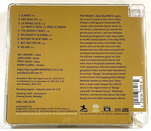 Django (SACD) | Near Mint (NM or M-) Near Mint (NM or M-) - JAZZ / USED *NEAR MINT*