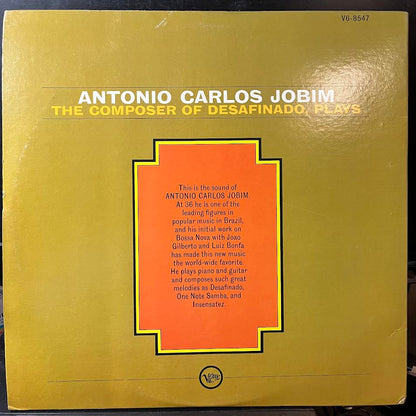 The Composer Of Desafinado, Plays (VINYL) | Near Mint (NM) Excellent (EX) - JAZZ / USED *NEAR MINT*