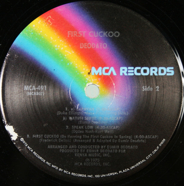 Eumir Deodato - First Cuckoo | Near Mint (NM) Generic - JAZZ / USED *NEAR MINT*
