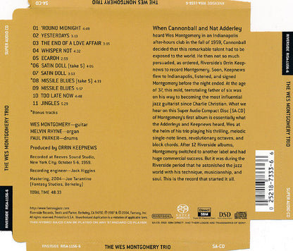 The Wes Montgomery Trio - The Wes Montgomery Trio (SACD) | Near Mint (NM) Near Mint (NM) - JAZZ / USED *NEAR MINT*