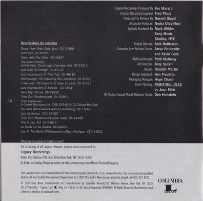 Time Further Out (Miro Reflections) (CD) | - JAZZ / USED *NEAR MINT*