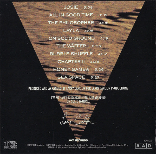 On Solid Ground (CD) | Near Mint (NM) Near Mint (NM) - JAZZ / USED *NEAR MINT*