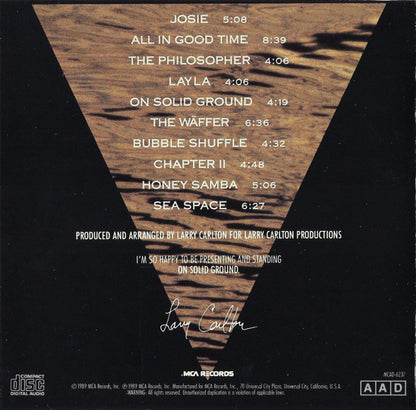 On Solid Ground (CD) | Near Mint (NM) Near Mint (NM) - JAZZ / USED *NEAR MINT*
