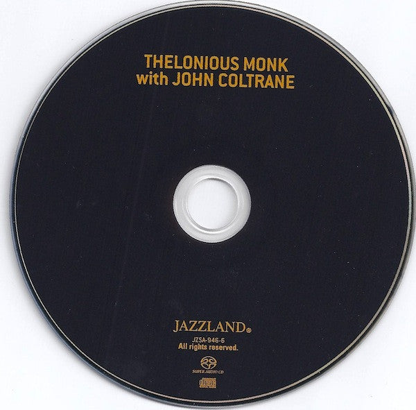 Thelonious Monk With John Coltrane (SACD) | Near Mint (NM) Excellent+ (EX+) - JAZZ / USED *NEAR MINT*
