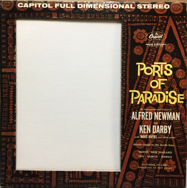 Alfred Newman - Ports Of Paradise *SRC* | Near Mint (NM) Excellent (EX) - JAZZ / USED *NEAR MINT*