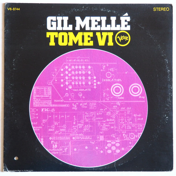 Gil Mellé - Tome VI (VINYL LP) | Near Mint (NM or M-) Very Good Plus Plus (VG++) - JAZZ / USED *NEAR MINT*