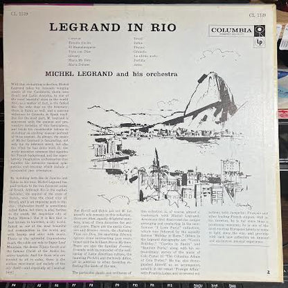 Legrand In Rio (VINYL) | Near Mint (NM or M-) Near Mint (NM or M-) - JAZZ / USED *NEAR MINT*
