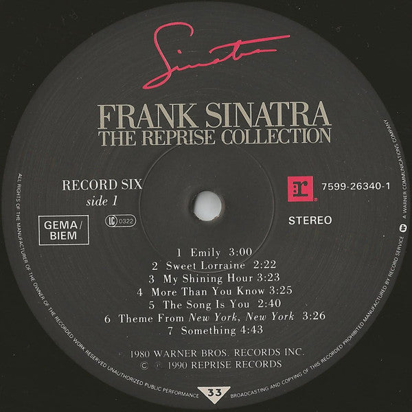 The Reprise Collection (6xVINYL BOX) | Near Mint (NM or M-) Excellent (EX) - JAZZ / USED *NEAR MINT*