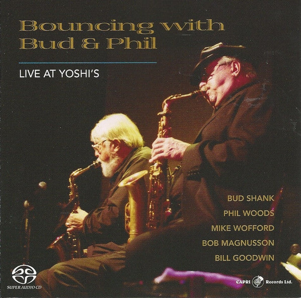 Bud Shank - Bouncing With Bud & Phil - Live at Yoshi's (SACD) | Near Mint (NM) Near Mint (NM) - JAZZ / USED *NEAR MINT*