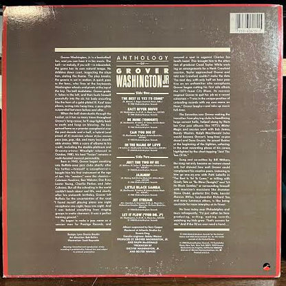 Anthology Of Grover Washington Jr. (VINYL) | Near Mint (NM or M-) Excellent+ (EX+) - JAZZ / USED *NEAR MINT*