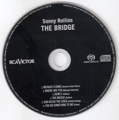 Sonny Rollins - The Bridge (SACD) | Near Mint (NM) Near Mint (NM) - JAZZ / USED *NEAR MINT*