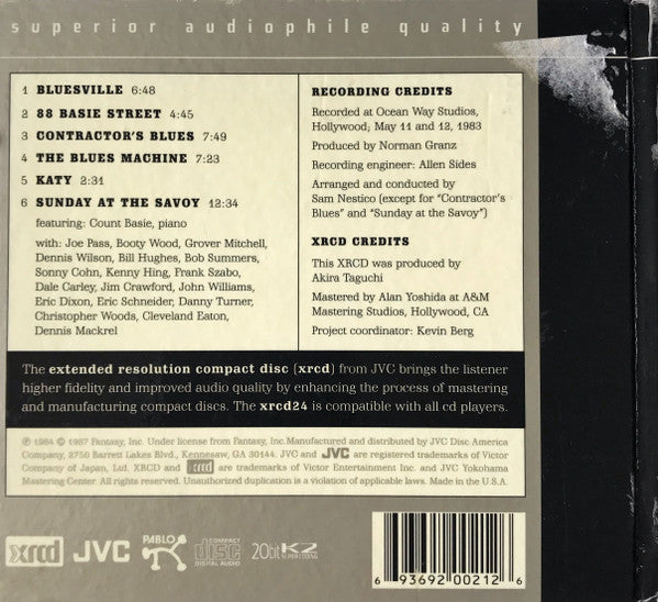 "88 Basie Street" (XRCD) | Near Mint (NM) Excellent (EX) - JAZZ / USED *NEAR MINT*