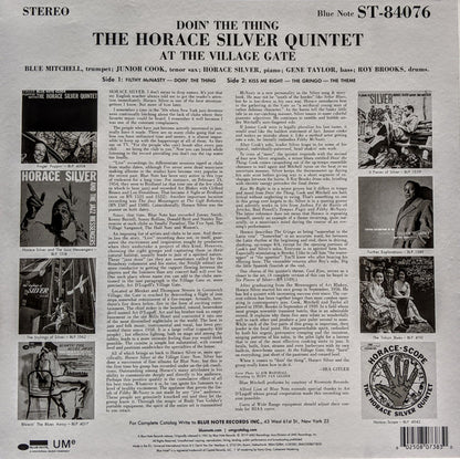 Doin' The Thing - At The Village Gate (VINYL) | Near Mint (NM or M-) Near Mint (NM or M-) - JAZZ / USED *NEAR MINT*