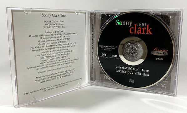 Sonny Clark Trio (SACD) | Near Mint (NM or M-) Near Mint (NM or M-) - JAZZ / USED *NEAR MINT*