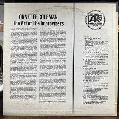 The Art Of The Improvisers (LP) | Near Mint (NM) Excellent (EX) - JAZZ / USED *NEAR MINT*