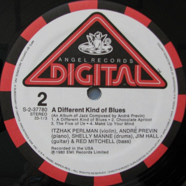 Itzhak Perlman - A Different Kind Of Blues (An Album Of Jazz Composed By André Previn) | Near Mint (NM) Near Mint (NM) - JAZZ / USED *NEAR MINT*