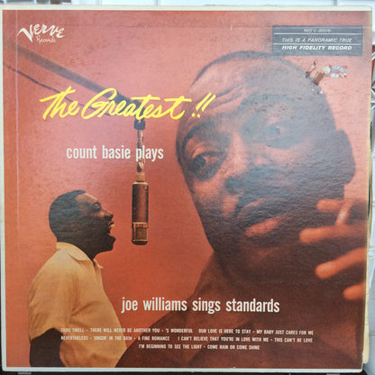 The Greatest! Count Basie Plays...Joe Williams Sings Standards (VINYL) | Near Mint (NM) Very Good Plus (VG+) - JAZZ / USED *NEAR MINT*