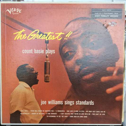 The Greatest! Count Basie Plays...Joe Williams Sings Standards (VINYL) | Near Mint (NM) Very Good Plus (VG+) - JAZZ / USED *NEAR MINT*