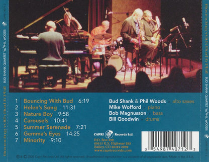 Bud Shank - Bouncing With Bud & Phil - Live at Yoshi's (SACD) | Near Mint (NM) Near Mint (NM) - JAZZ / USED *NEAR MINT*
