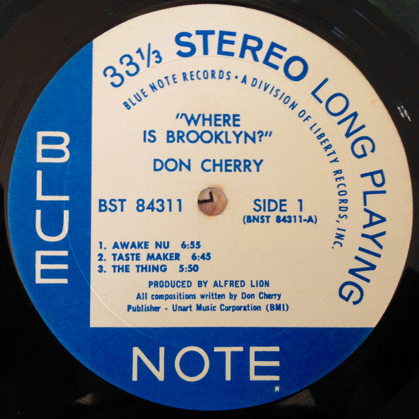 Don Cherry - Where Is Brooklyn? (VINYL LP BLUE NOTE 3876171 2022) | - JAZZ / USED *NEAR MINT*