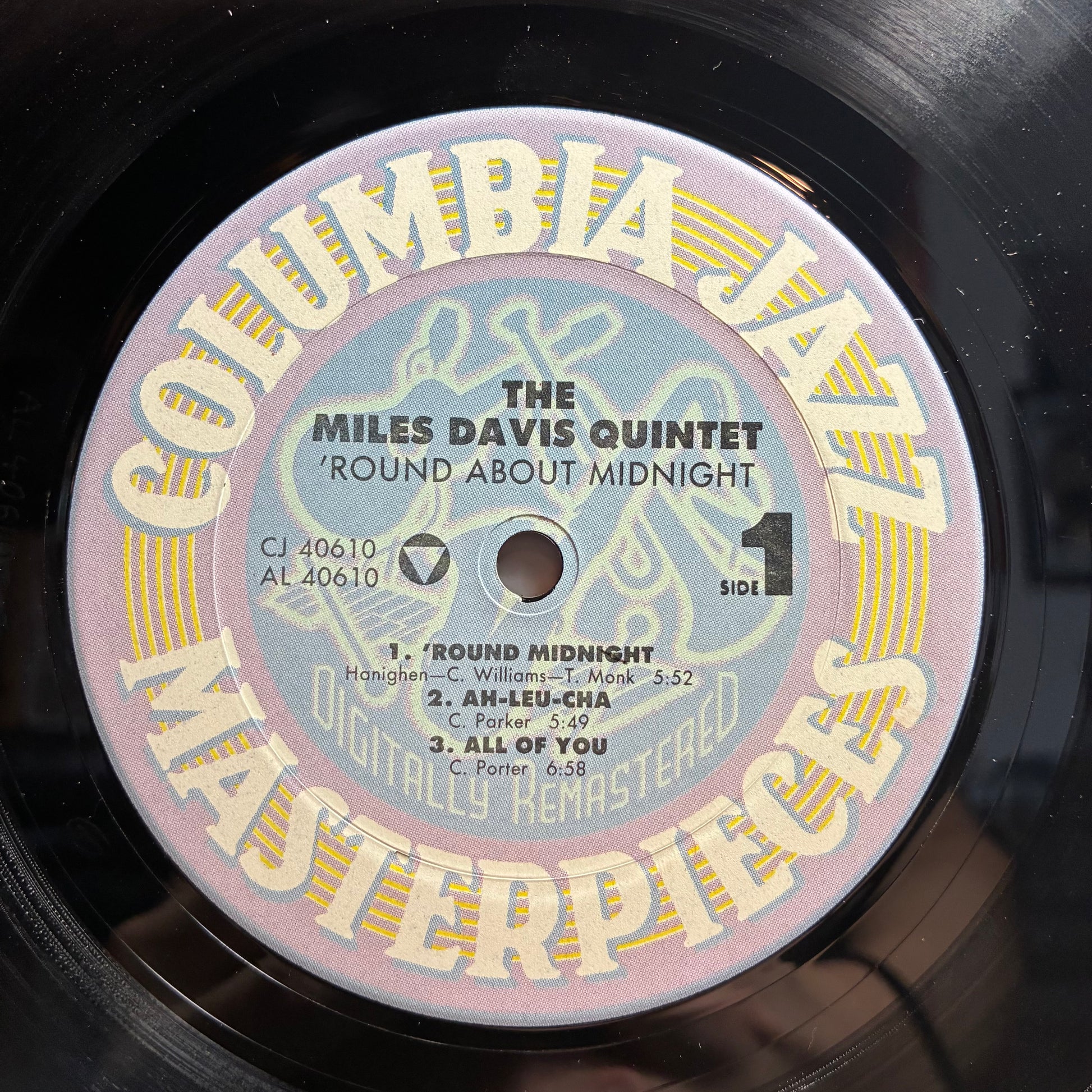 'Round About Midnight (VINYL) | Near Mint (NM or M-) Excellent+ (EX+) - JAZZ / USED *NEAR MINT*