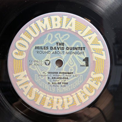 'Round About Midnight (VINYL) | Near Mint (NM or M-) Excellent+ (EX+) - JAZZ / USED *NEAR MINT*