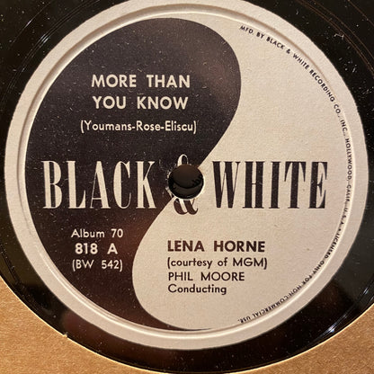 Lena Horne - Little Girl Blue *4x78RPM* | Near Mint (NM) Excellent (EX) - JAZZ / USED *NEAR MINT*