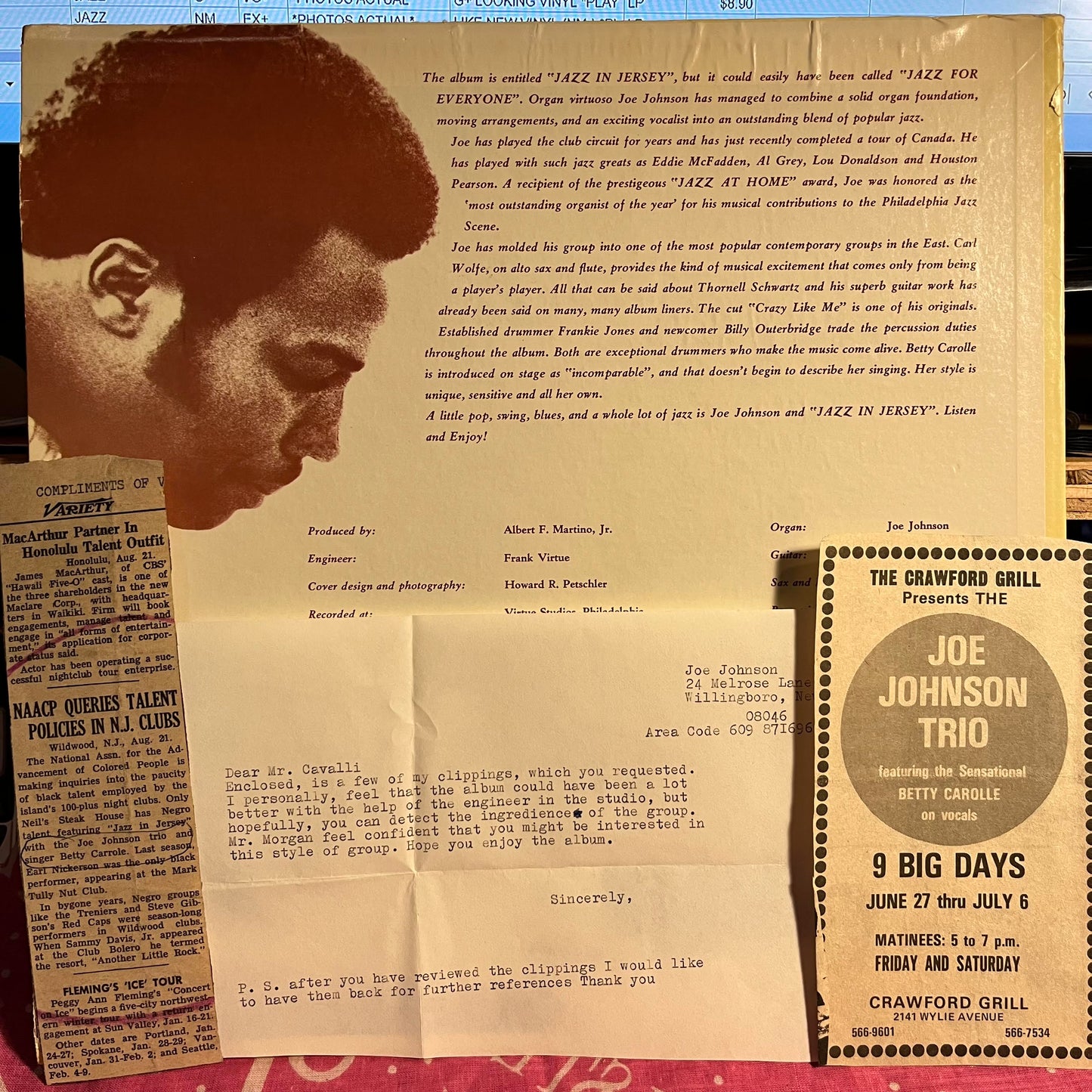 Jazz In Jersey | Near Mint (NM) Excellent (EX)