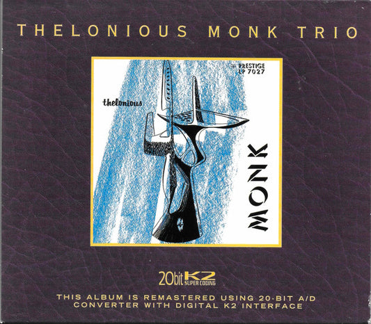 Thelonious Monk Trio (CD) | Near Mint (NM or M-) Near Mint (NM or M-) - JAZZ / USED *NEAR MINT*