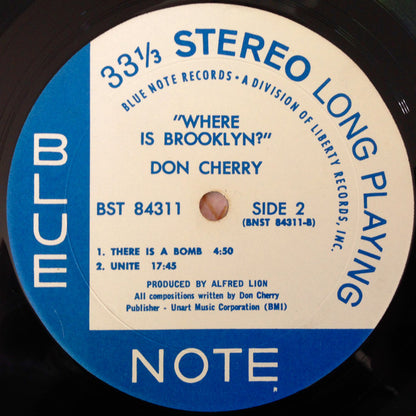 Don Cherry - Where Is Brooklyn? (VINYL LP BLUE NOTE 3876171 2022) | - JAZZ / USED *NEAR MINT*