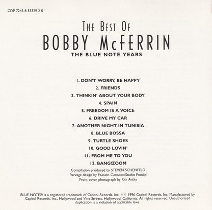The Best Of Bobby McFerrin (CD) | Near Mint (NM) Near Mint (NM) - JAZZ / USED *NEAR MINT*