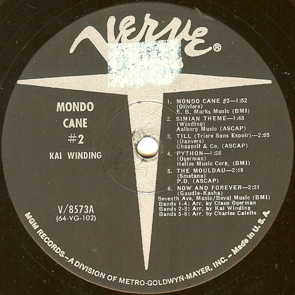 Kai Winding - Mondo Cane #2 | Near Mint (NM) Excellent (EX) - JAZZ / USED *NEAR MINT*