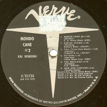 Kai Winding - Mondo Cane #2 | Near Mint (NM) Excellent (EX) - JAZZ / USED *NEAR MINT*