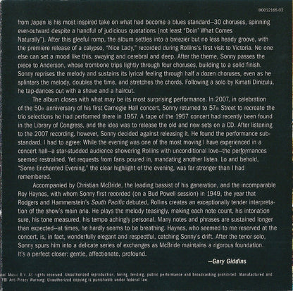 Sonny Rollins - Road Shows, Vol. 1 (CD) | Near Mint (NM) Near Mint (NM) - JAZZ / USED *NEAR MINT*
