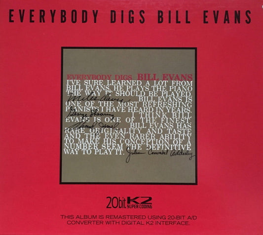 Everybody Digs Bill Evans (CD) | Near Mint (NM) Near Mint (NM) - JAZZ / USED *NEAR MINT*