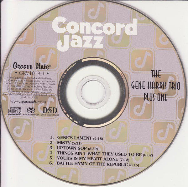 The Gene Harris Trio Plus One (SACD) | Near Mint (NM) Near Mint (NM) - JAZZ / USED *NEAR MINT*