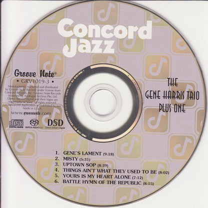The Gene Harris Trio Plus One (SACD) | Near Mint (NM) Near Mint (NM) - JAZZ / USED *NEAR MINT*