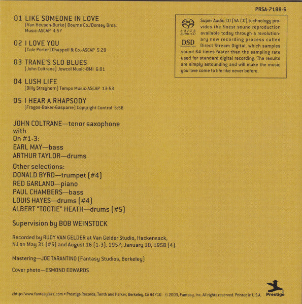 Lush Life (SACD) | Near Mint (NM or M-) Excellent (EX) - JAZZ / USED *NEAR MINT*