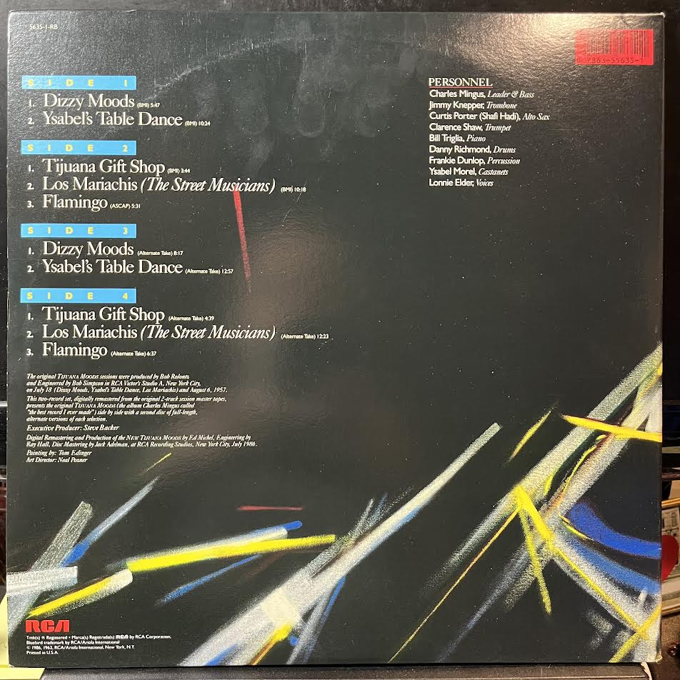 Charles Mingus - New Tijuana Moods (2xVINYL) | Near Mint (NM) Near Mint (NM) - JAZZ / USED *NEAR MINT*