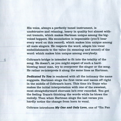 John Coltrane And Johnny Hartman (SACD) | Near Mint (NM or M-) Very Good Plus (VG+) - JAZZ / USED *NEAR MINT*