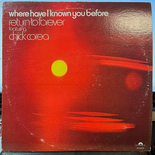 Where Have I Known You Before (VINYL) | Near Mint (NM) Very Good Plus (VG+) - JAZZ / USED *NEAR MINT*