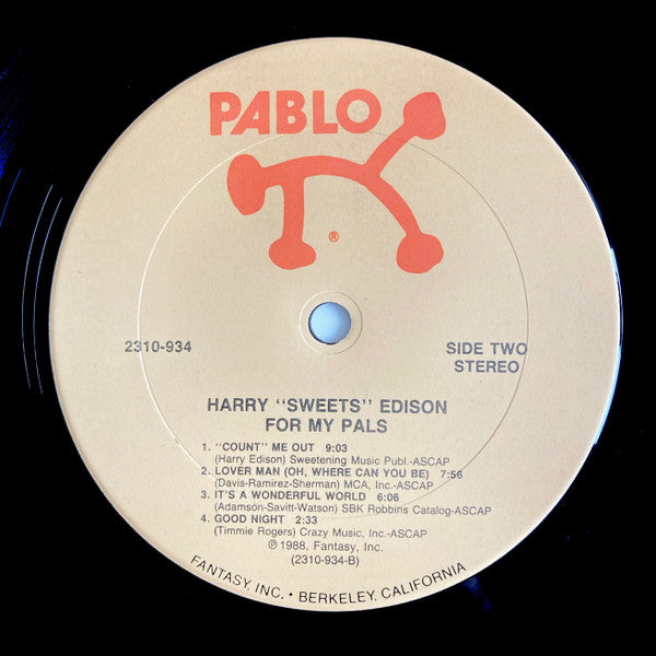 For My Pals (VINYL) | Near Mint (NM) Near Mint (NM) - JAZZ / USED *NEAR MINT*