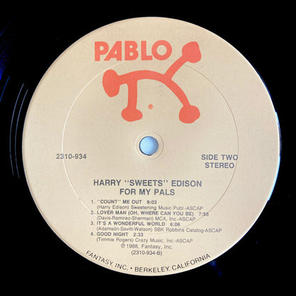 For My Pals (VINYL) | Near Mint (NM) Near Mint (NM) - JAZZ / USED *NEAR MINT*