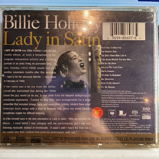 Lady In Satin (SACD) | Near Mint (NM or M-) Near Mint (NM or M-) - JAZZ / USED *NEAR MINT*