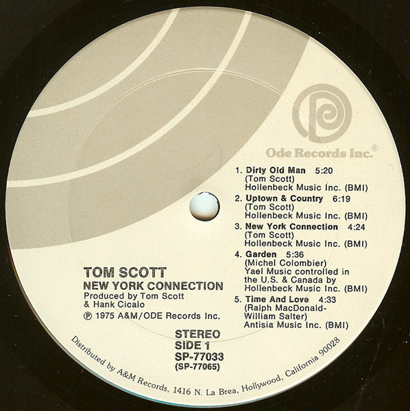 Tom Scott - New York Connection | Near Mint (NM) Near Mint (NM) - JAZZ / USED *NEAR MINT*