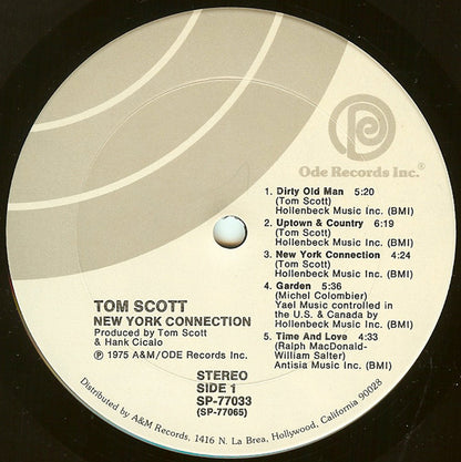 Tom Scott - New York Connection | Near Mint (NM) Near Mint (NM) - JAZZ / USED *NEAR MINT*