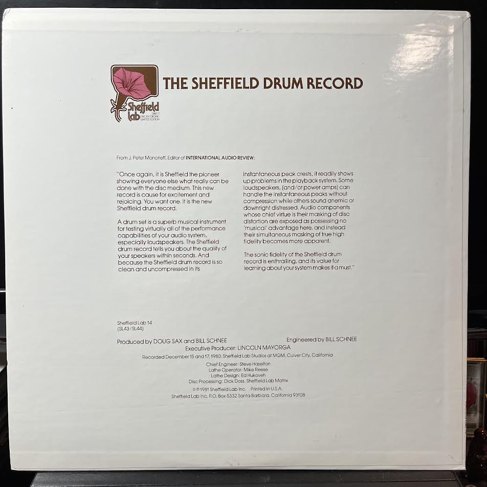 The Sheffield Drum Record ( VINYL) | Near Mint (NM) Near Mint (NM) - JAZZ / USED *NEAR MINT*