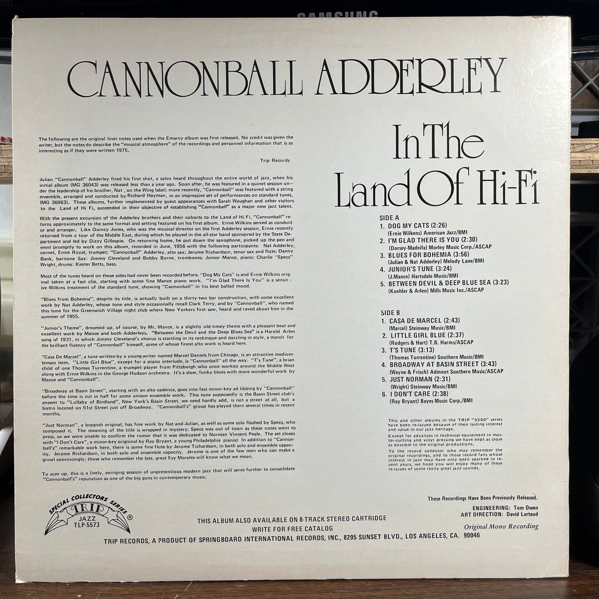 In The Land Of Hi-Fi (LP) | Near Mint (NM) Near Mint (NM) - JAZZ / USED *NEAR MINT*