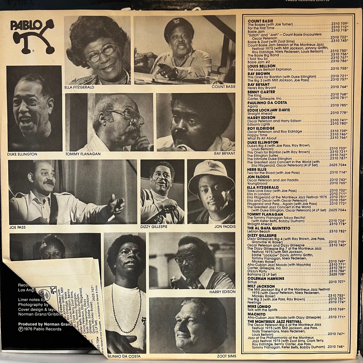 Ella Fitzgerald - Ella And Oscar *INDIANAPOLIS* | Near Mint (NM) Near Mint (NM) - JAZZ / USED *NEAR MINT*