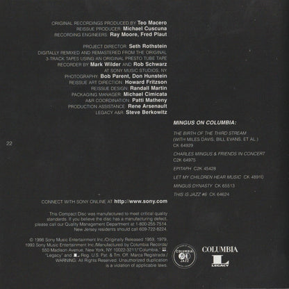 Mingus Ah Um (SACD) | Near Mint (NM or M-) Near Mint (NM or M-) - JAZZ / USED *NEAR MINT*